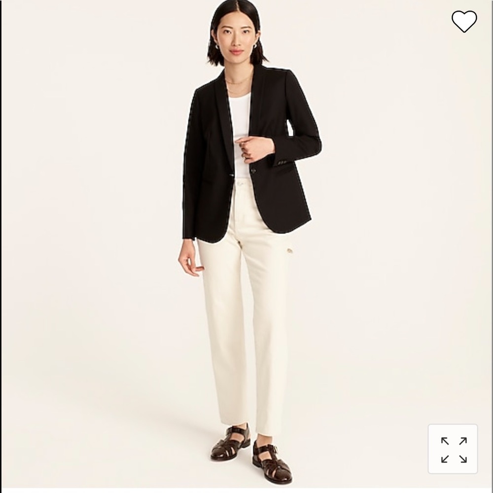 J. Crew Parke Blazer Black NWT size 0